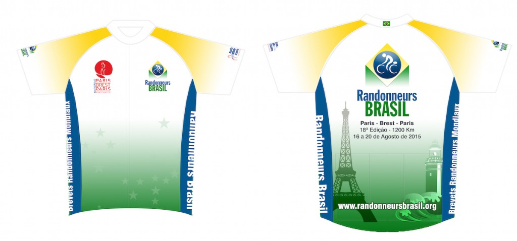 MODELO CAMISA MANGA CURTA PBP2015 - RANDONNEURS BRASIL